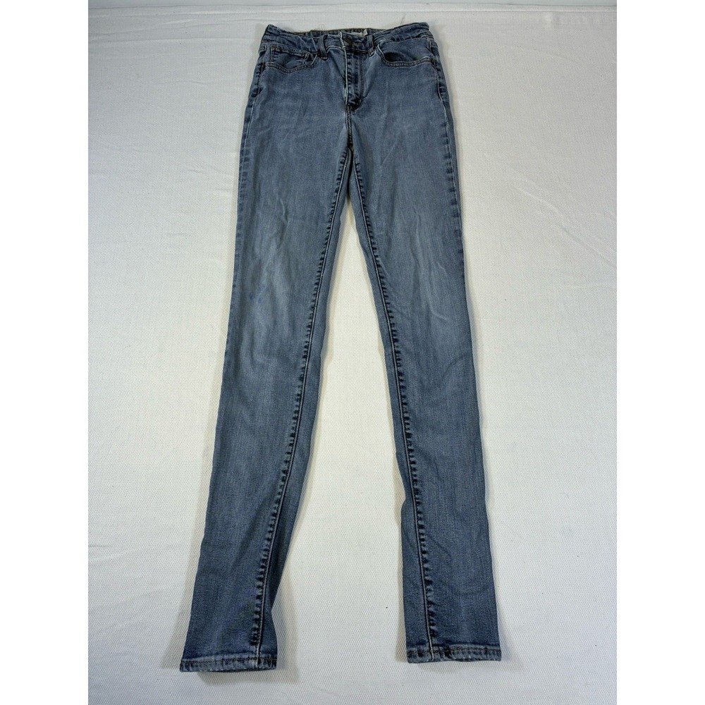 Levi's 721 High Rise Skinny‎ Jeans Women's 27 Light Wash Distressed Denim